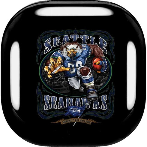 Liquid Blue NFL Seattle Seahawks Running Back Galaxy Buds Live Skin